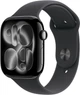 Smartwatch Apple Watch Series 11 GPS + Cellular 46mm Jet Black Aluminium Case with Black Sport Band - S/M (MFC24) - obraz 1