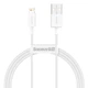 Кабель Baseus Superior Series USB to iP 2.4A 1m White (CALYS-A02) - изображение 1