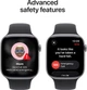 Smartwatch Apple Watch Series 11&nbsp;GPS + Cellular 46mm Space Grey Aluminium Case with Black Sport Band M/L (MFCA4) - obraz 6