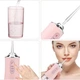 Іригатор для чищення зубів та порожнини рота Oral Irrigator з акумулятором та змінними насадками Рожевий - изображение 3
