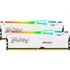 Оперативная память Kingston FURY 32 GB (2x16GB) DDR5 6000 MHz Beast RGB EXPO White (KF560C36BWE2AK2-32) - изображение 1
