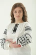 Дитяча вишиванка Незламна з льону та бавовни - традиційна українська вишивка 164 Білий - изображение 3