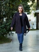 Женское кашемировое пальто SOLINNA , Модель 6423 Темно-фиолетовый, 46-48 - изображение 1