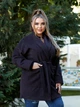 Женское кашемировое пальто SOLINNA , Модель 6423 Темно-фиолетовый, 46-48 - изображение 2