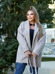 Женское кашемировое пальто SOLINNA , Модель 6423 Серый, 46-48 - изображение 3