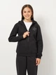 Подростковая теплая толстовка на флисе с капюшоном для девочки Puma ESS Script 68925301 146-152 см Puma Black (4069157469975) - изображение 1