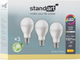 Zestaw żarówek LED Standart A60 13W E27 1521LM 2700K 3PCS (929002306802) - obraz 2