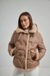 Куртка стьобана з обробкою овчиною Wear me S Кемел (10_24_10069) - зображення 1
