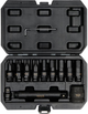 Набір ударних насадок Yato YT-10655 TORX/HEX до квадратів 1/2" 3/4" 12 елементів (5906083076824) - зображення 1