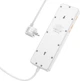 Мережевий подовжувач Hoco AC13A Talento 5-position socket (1C3A) White (6942007607148) - зображення 4
