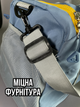 Сумка спортивна для тренувань велика чоловіча жіноча спорту фітнесу боксу баскетболу в тренажерний зал спортзал через плече дорожня тканинна водонепроникна універсальна однолямкова з відділенням для взуття речей спортивної форми Hechpro АНHP5 ГБ - зображення 4