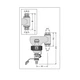 Дешламатор с магнитом CALEFFI DISCAL вертикальный 3/4" ВВ (546805) - изображение 2