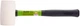 Киянка резиновая Alloid с ручкой из фибергласа 340 г Белая (RM-15340F) - изображение 3
