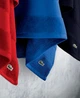 Набор 6 хлопковых полотенец Lacoste для ванной 240х76 см х 2 шт + 132х76 см х 2 шт + 33х33 см 2 шт Heritage Anti-Microbial Supima Cotton Синий (1159842431) - изображение 6