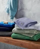 Набор 6 хлопковых полотенец Lacoste для ванной 240х76 см х 2 шт + 132х76 см х 2 шт + 33х33 см 2 шт Heritage Anti-Microbial Supima Cotton Синий (1159842431) - изображение 8