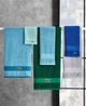 Набор 6 хлопковых полотенец Lacoste для ванной 240х76 см х 2 шт + 132х76 см х 2 шт + 33х33 см 2 шт Heritage Anti-Microbial Supima Cotton Синий (1159842431) - изображение 10