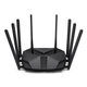 Маршрутизатор Mercusys MR90X Wi-Fi 6 Dual Band 4804 Mbps 8 антенн 2.5Gbps Black - изображение 1
