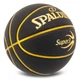 Мяч баскетбольный резиновый черный Spalding Super3 77749Y размер 7 для зала и улицы (Indoor/Outdoor) - изображение 2