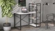 Письмовий стіл Ferrum-decor Серії Конект з етажеркою 75x120x600 чорний ДСП Біле 16мм (FRD-104219) - зображення 7