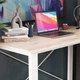Письмовий стіл Ferrum-decor Драйв 750x1200x700 Білий метал ДСП Дуб Сан-Марино 16 мм (FRD-103186) - зображення 6