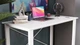Письменный стол Ferrum-decor Драйв 750x1200x700 Белый металл ДСП Белое 16 мм (FRD-103185) - изображение 8