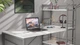 Письмовий стіл Ferrum-decor Серії Конект з етажеркою 75x120x600 сірий ДСП Біле 16мм (FRD-104230) - зображення 6