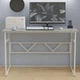 Стол письменный Раян Ferrum-decor 750x1400x700 Белый металл ДСП Бетон 16 мм (FRD-106502) - изображение 1