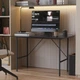 Стол письменный Line Тайм Ferrum-decor 750x1000x500 Черный металл ДСП Сосна Кембра 16 мм (FRD-104866) - изображение 1