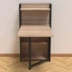 Стіл книжка з етажеркою Практик 1 Ferrum-decor 1200x640x990 Чорний метал ДСП Дуб Сонома 16 мм (FRD-104614) - зображення 1