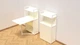 Стіл книжка з етажеркою Практик 1 Ferrum-decor 1200x640x990 Білий метал ДСП Біле 16 мм (FRD-104618) - зображення 3