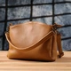 Элегантная женская сумка из натуральной кожи Vintage 23008 рыжая - изображение 10