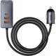 Автомобільний зарядний пристрій Baseus Share Together PPS 2U+2C Gray (CCBT-A0G) [110002] - зображення 1