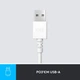 Компьютерная гарнитура Logitech H390 White (981-001286) [113832] - изображение 5