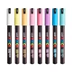 Набор маркеров Uni Posca PC1-MR Soft Color 0.7мм 8шт (PC-1MR SOFT COLOR 8C) - изображение 3