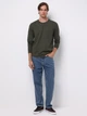 Лонгслив мужской Colin's CL1076432KHA S Khaki (8684112845395) - изображение 3