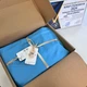 Комплект постільної білизни Швейка Сатин Premium+ Блакитний однотонний Двоспальний 180х215 см - зображення 4