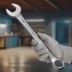 Ключ ріжково-накидний Intertool 32 мм комбінований Cr-V сталь (000005955) - зображення 6