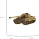 Картонный конструктор Cartonic 3D Puzzle Wot Tiger II 50 элементов (CARTWTK2) - изображение 3