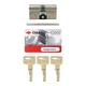 Цилиндр CISA C3000S (модульный) 65 (30*35) никель матовый 3 ключа - изображение 6