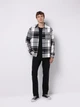 Рубашка хлопковая теплая мужская Colin's CL1076730BLK S Black (8684112964058) - изображение 3