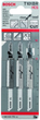 Набір полотен для електролобзика Bosch T 101 BR 3 шт (3165140091374) - зображення 1