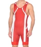 Трико борцовское Asics Wrestling Singlet красный, белый Чел XS - изображение 1