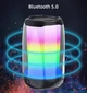 Портативная блютуз колонка с подсветкой RGB Pulse 4 mini BT/TF/FM/TWS/AUX/USB Bluetooth акустическая система 5 Вт 1200 мАч Черный - изображение 3