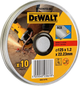 Набір абразивних дисків DeWalt 125 мм 10 шт. (DT42340TZ-QZ) - зображення 2