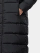 Пуховик зимний длинный женский Jack Wolfskin Frozen Palace Coat W Rds 1204133-6000 2XL Черный (4064993904567) - изображение 5