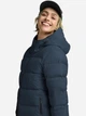 Пуховик зимний длинный женский Jack Wolfskin Frozen Palace Coat W Rds 1204133-C0539 XL Синий (4064886600514) - изображение 4