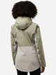 Куртка демисезонная удлиненная с капюшоном женская Jack Wolfskin Hunberg 3In1 Jkt W A62510-A0056 M Бежевая (4064886513142) - изображение 2