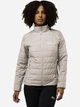 Куртка демисезонная удлиненная с капюшоном женская Jack Wolfskin Hunberg 3In1 Jkt W A62510-A0056 M Бежевая (4064886513142) - изображение 3