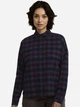 Рубашка хлопковая женская Jack Wolfskin Baja Flannel Shirt W A65077-T0003 L Сливовая с синим (4064886563895) - изображение 1
