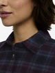 Рубашка хлопковая женская Jack Wolfskin Baja Flannel Shirt W A65077-T0003 L Сливовая с синим (4064886563895) - изображение 4